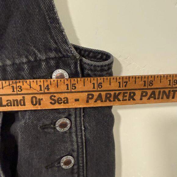 Levi's SilverTab Women's Overalls Carpenter Baggy Leg Gray Denim Large - Picture 6 of 11